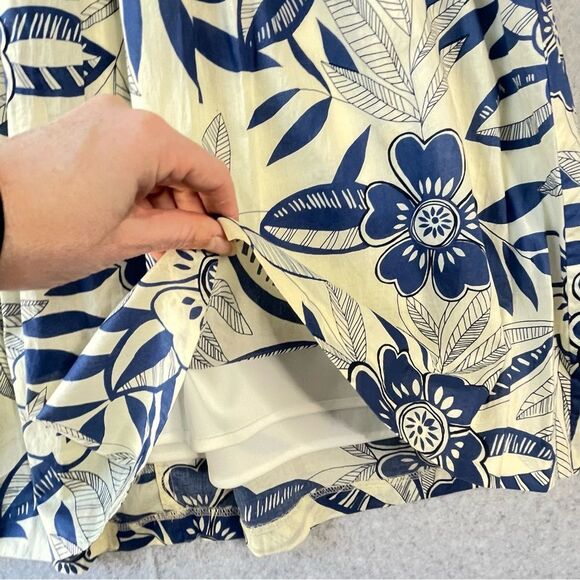 Kathryn Conover Vintag Poly Cotton Spandex Thin Strap Mini Floal Dress 14 #CC - Picture 5 of 13